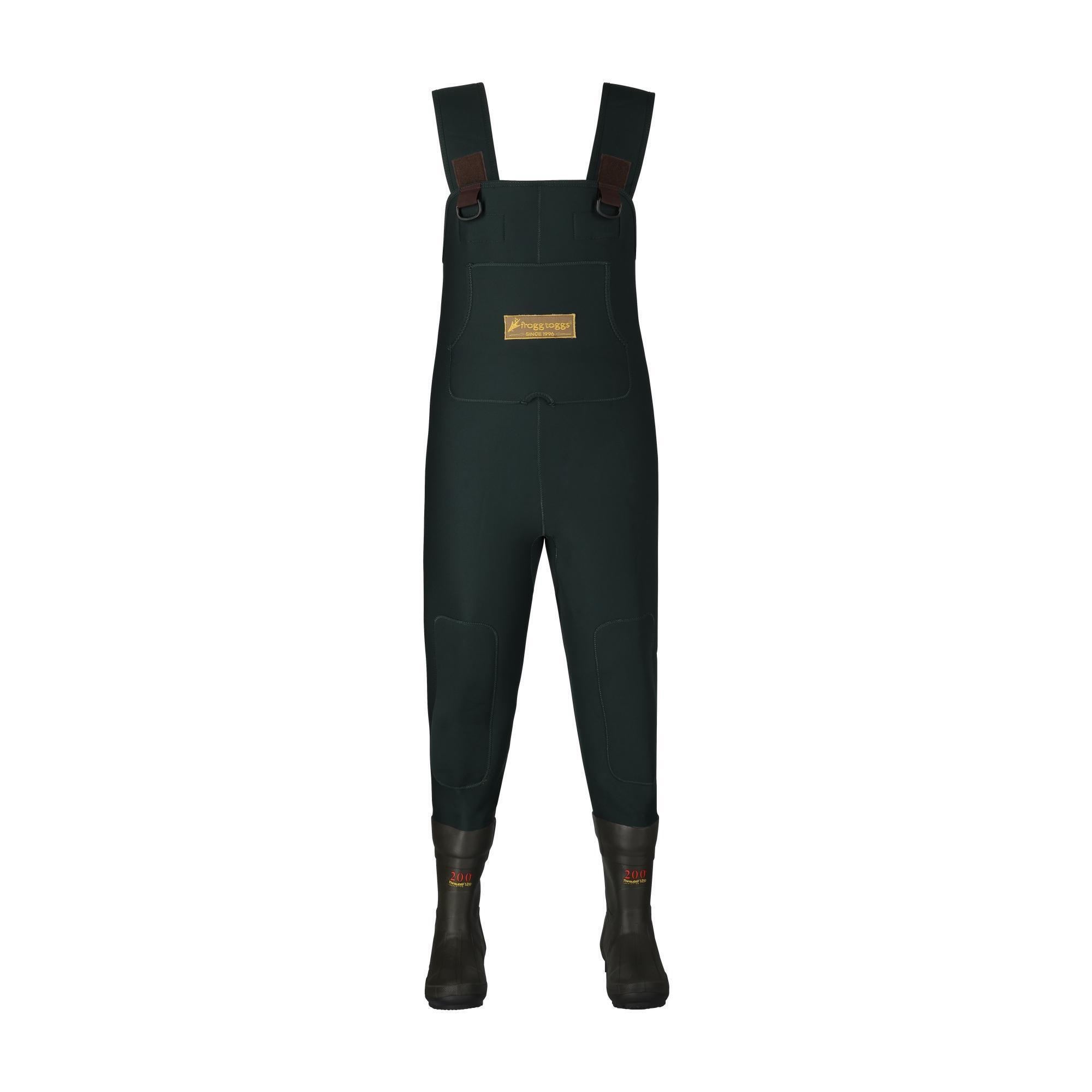 frogg toggs, Women's Amphib Neoprene Bootfoot Wader, Size 6 Width Medium, Color ForestGreen, Model# 2AM051-506-060